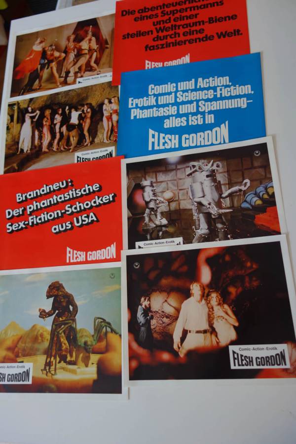 Flesh Gordon originaler deutscher Aushangfotosatz